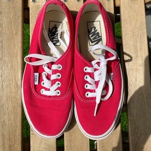 Red classic vans